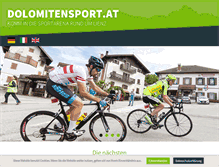 Tablet Screenshot of dolomitensport-lienz.com